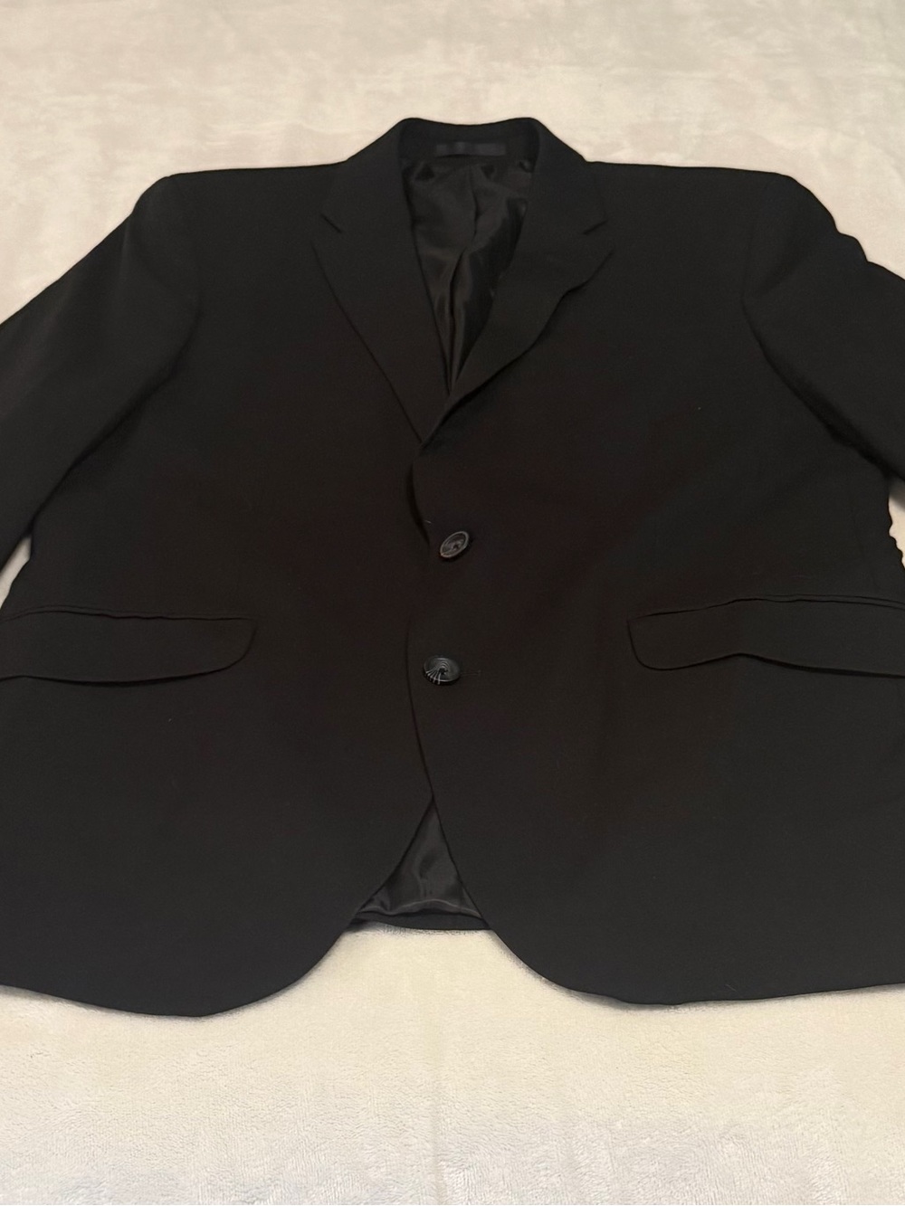 Reaction Kenneth Cole Black Two-Button Sport Coat